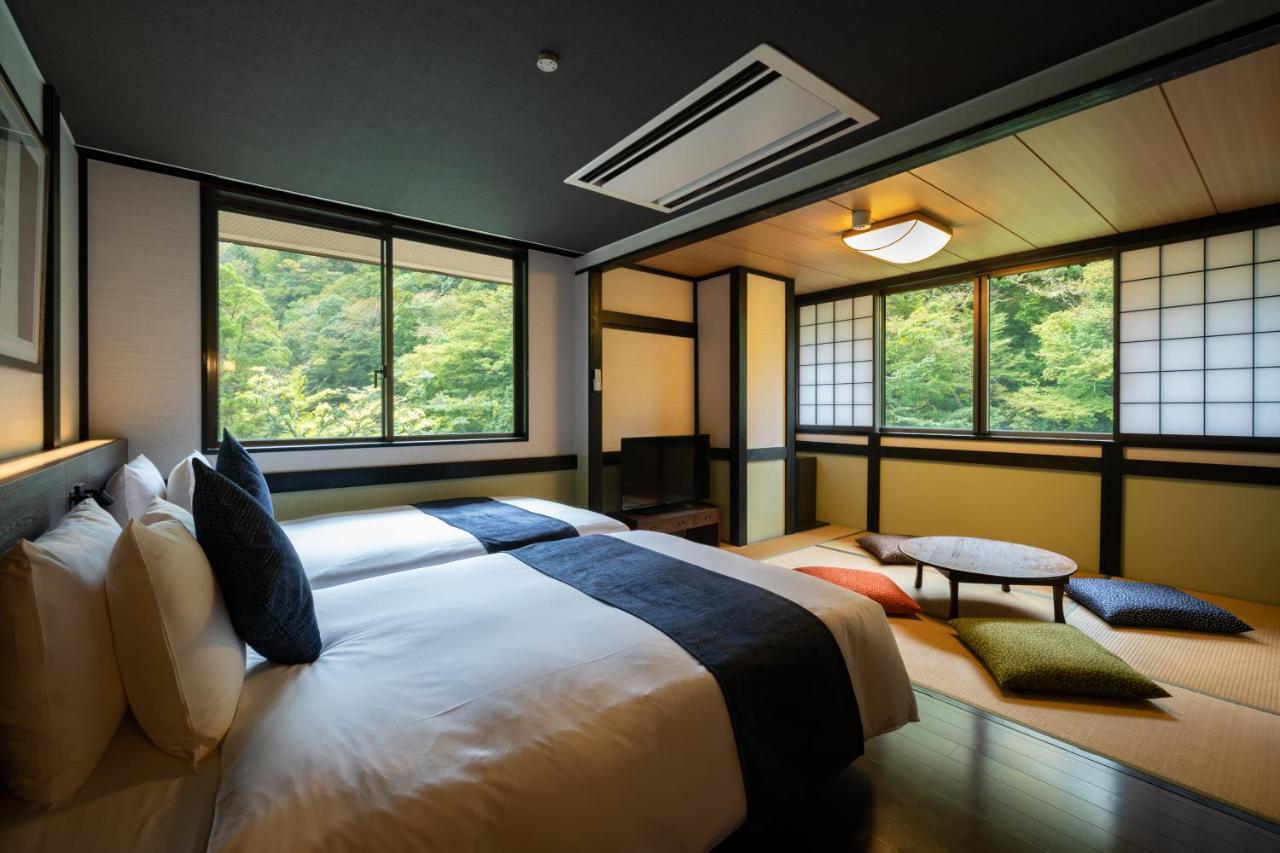Onsen Guest House Tsutaya Hakone Bagian luar foto
